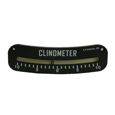 Inclinometer หลอดแก้ว ± 10 °