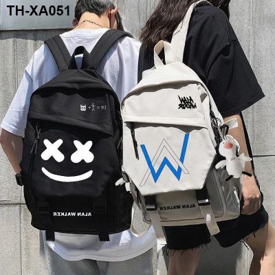 Avicii Alan schoolbag male and female junior high school students electronic music backpack