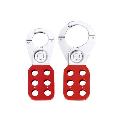 2 PCS Lock Out Tag Out Lock Hasp Safety Padlock Lockout Steel Nylon Hasp Lock for Industry Equipment