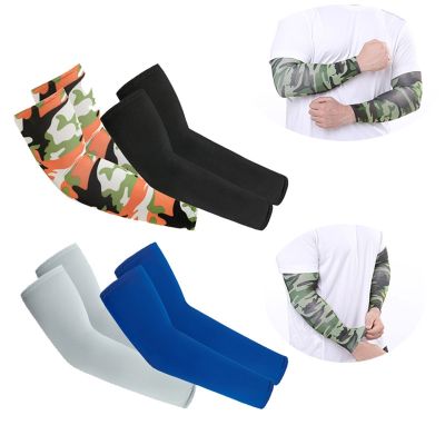 Cool Men Women Arm Sleeve Gloves Bike Sport Protective Arm Running Cycling Sleeves Fishing  Warmers UV Protection Cover Sleeves
