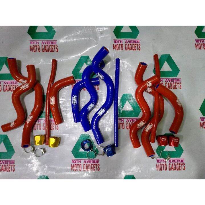️ Radiator Samco hose +earls alloy clamp Set/ Honda Rs150/Gtr150/Cbr150