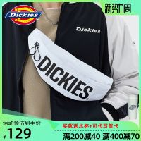 ☬✒✑Dickies กระเป๋าคาดหน้าอกกระเป๋าคาดเอวพิมพ์ลายตัวอักษรกระเป๋านักเรียนสะพายซิปลำลอง9917เป้น้ำหนักเบา