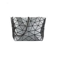 Issey Miyake Matte Womens Messenger Bag Geometric Rhombus New Korean Fashion Matte Brushed Folding