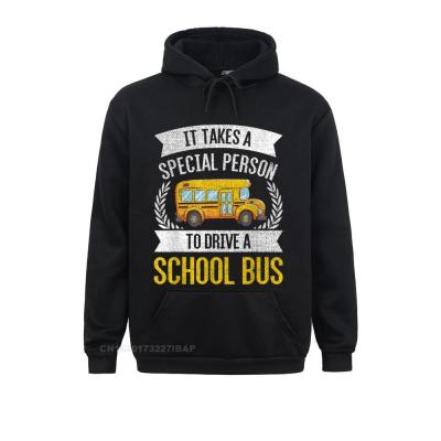 Only Special Persons Become Bus-Drivers School Bus Design Funky Adult Sweatshirts Outdoor Hoodies Customized Hoods Lovers Day Size Xxs-4Xl