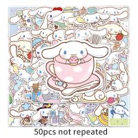 พร้อมส่ง! CINNAMOROLL SANRIO Sticker สติกเกอร์กันน้ำรูปแบบที่แตกต่างกัน 50 ชิ้น