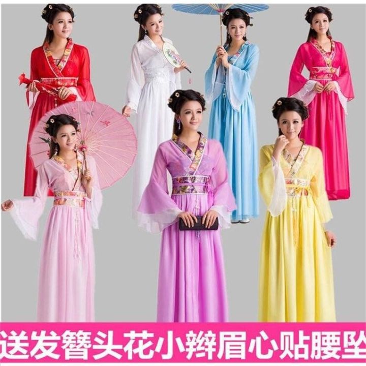 cod-danxin-hanfu-womens-ancient-costume-adult-seven-fairies-tang-suit-princess-opera-performance-guzheng