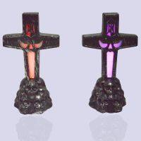 [Free ship] decoration props new electronic light bar atmosphere layout cross