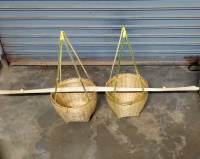 A set of Bamboo basket