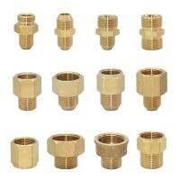 3/8 1/2 3/4" To M22 M14 M18 Thread Connector Brass Reducing Water Tap Copper Threaded Water Pipe Coupler Faucet Adaptor Valves