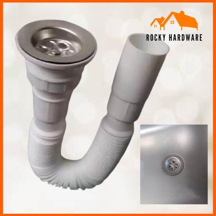 tool Flexible Plastic PTrap Lavatory and Kitchen Sink 1 1/4 In