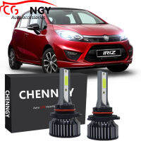 สำหรับโปรตอน Iriz ปี2014 2019 (ไฟหน้ารถยนต์)-(1คู่) ไฟฉายคาดศีรษะ LED หลอดไฟหน้า6000K 9-32V ชุดแปลงไฟต่ำ LHL CG LY