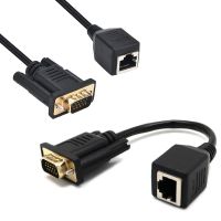 LBSC RJ45 to VGA Extender Male Male/Female Network Cable Adapter Computer Extra Switch Converter Extra Switch Converter