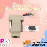 ชุดหัวประกอบ DB9 to RJ45 (เมีย/เมีย)