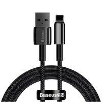 Baseus Tungsten สายชาร์จ 2.4A USB to iPhone สายไนลอนถัก ทนทาน ชาร์จเร็ว Fast Charge สําหรับ โทรศัพท์มือถือ