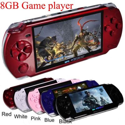 2023 NEW Updated Classic 4.3“ 8GB Handheld Game X6 With 999 games Built-in Support Music Video MP4 MP5 Ebook