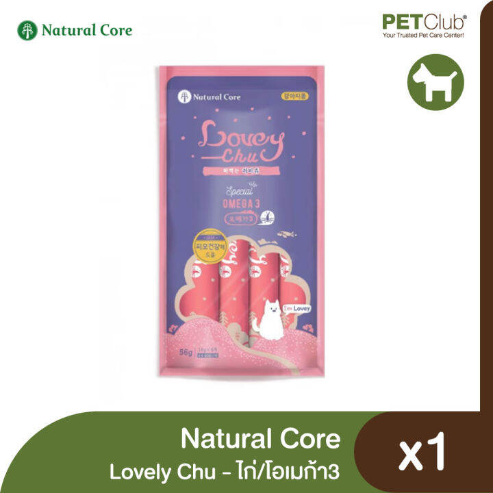 petclub-natural-core-lovely-chu-lickable-dog-treats-ขนมครีมเลียสุนัข-14g-x4ซอง