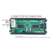 โมดูลจอแสดงผลแอลอีดี DC5-28V โมดูลแสดงผล RS485ป้ายอิเล็กทรอนิกส์สำหรับใช้ในอุตสาหกรรม