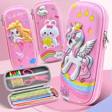 Multilayers Large Capacity Pencil Bag Aesthetic School Cases Kawaii  Stationery Holder Bag Pen Case Students School Supplies