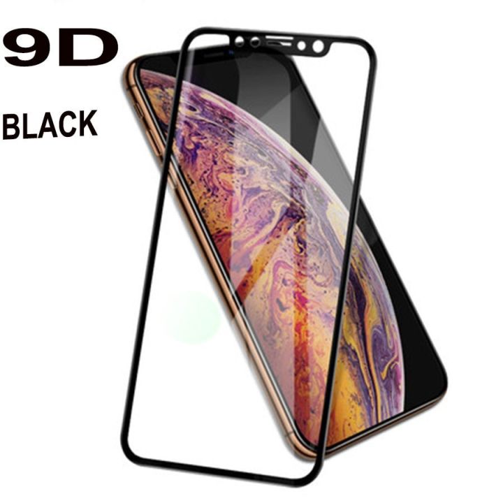 กระจกนิรภัยกันรอยหน้าจอ-9-d-hd-9h-สําหรับ-iphone-14-13-12-11-pro-max-xr-xs-x-8-7-6s-plus