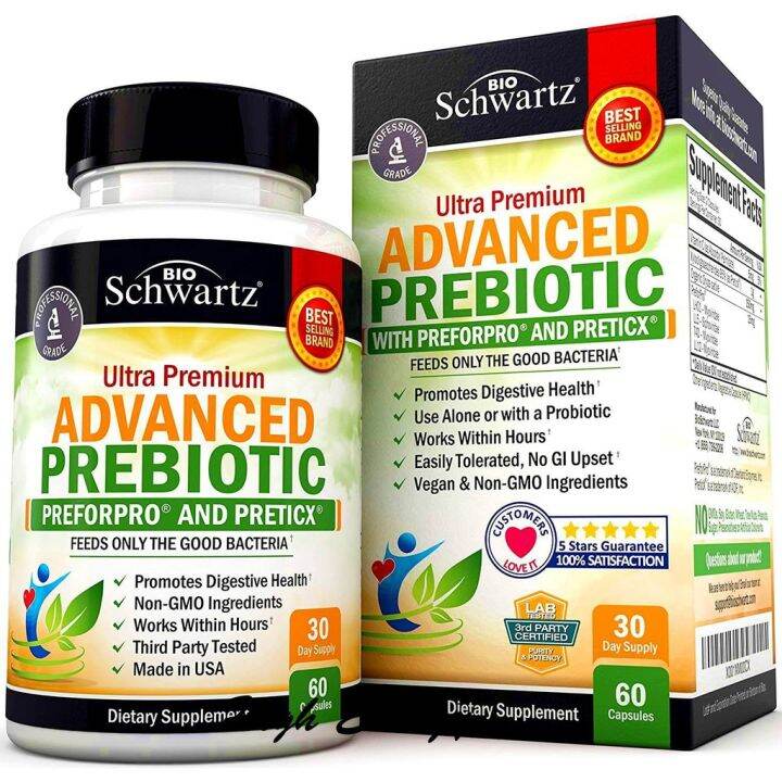 BioSchwartz, Ultra Premium ADVANCED PREBIOTIC, 60 Capsules | Lazada.co.th