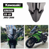 FOR KAWASAKI ER-6F ER650F 2012-2016 MOTORCYCLE MODIFIED FRONT WINDSHIELD WINDSCREEN WEATHERPROOF MIRROR ACCESSORIES