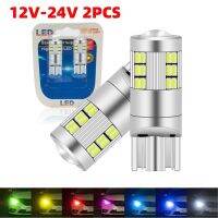 【CW】2PCS W5W T10 Canbus 27SMD 2016 LED Bulbs For Car Wedge License Plate Light Interior Dome Reading Lamp 6000K White Red Blue 12V