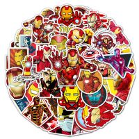 10/30/52pcs Disney Marvel Iron Man Stickers for Kids Decal Toys Cool Graffiti Phone Case Laptop Motorcycle PVC Anime DIY Sticker