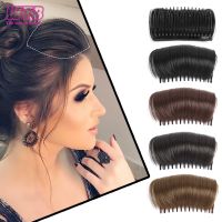 Synthetic Wig pads with comb Front Bangs Fluffy Straight Hair Up Comb Accessories Invisible Hairpin Thickening Hai