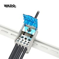 [HOT QAA,JXHKLWW 121] UKK400A Din Rail Terminal Blocks หนึ่งในหลายกล่องจ่ายไฟ Universal สายไฟเชื่อมต่อ Junction UKK 400A