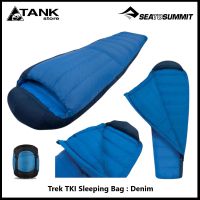 Sea To Summit Trek TKI Sleeping Bag 30ºF /-2ºC ถุงนอนขนเป็ดทรงมัมมี่พร้อมฮู้ด ฉนวนกันความร้อน กางเป็นผ้าห่มได้ ซิปเชื่อมต่อกับถุงนอนเป็นคู่ แพ็คได้เล็ก