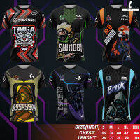 เสื้อ Gaming Esport เสื้อวิ่ง เสื้อกีฬา เสื้อบอล เสื้อพิมพ์ลาย เสื้อออกกำลังกาย เนื้อผ้าลื่น คุณภาพดี ใส่สบาย 01-020 #tRunning