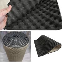 【CW】 Auto Studio Sound Acoustic Absorption Car Heatproof Wave Foam Deadener Soundproof Cotton Insulation Mat Accessories