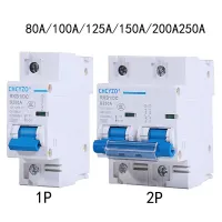 สวิตช์12v24v48v60v120v เบรกเกอร์ไฟฟ้ากระแสตรง1P/2P 80a100a125a150a200a250a อินเวอร์เตอร์รถยนต์ไฟฟ้าตัวแยกป้องกันแสงอาทิตย์