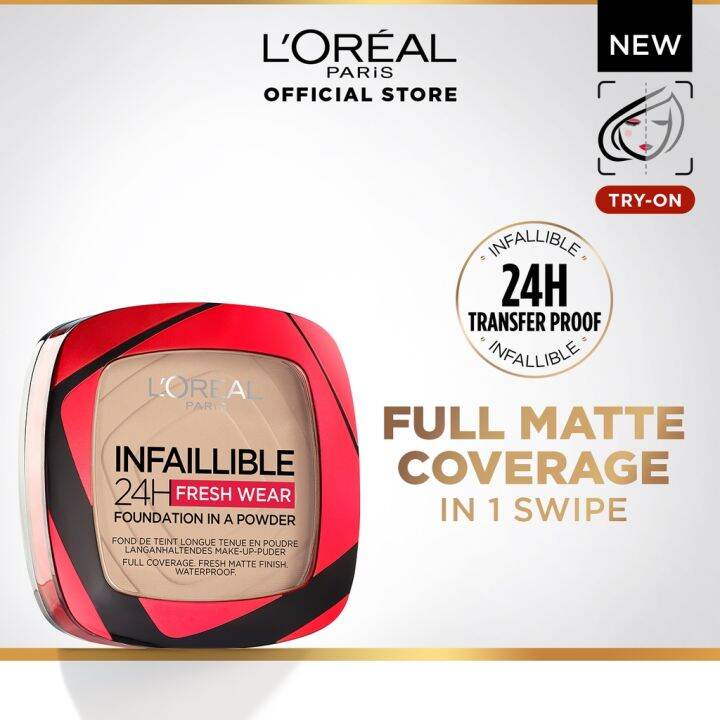 Loreal Paris Infaillible 24h Fresh Wear Foundation In A Powder Lazada 1112