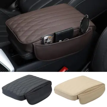 Napa leather and memory foam Car Armrest Box Booster Cushion