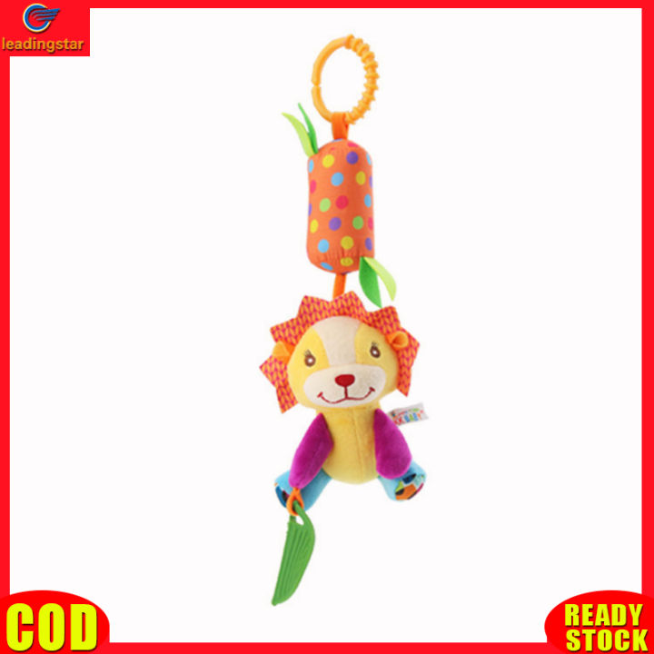 leadingstar-toy-hot-sale-cartoon-animal-wind-chime-infant-rattles-with-teether-crib-bed-stroller-hanging-pendant-toys