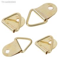 ☃✔✟ 10pcs/lot Golden D-Ring Hanging Picture Oil Painting Mirror Frame Hooks Hangers 9mm X 20mm