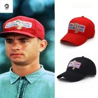 OOF งานปัก หมวก Forrest Gump ปรับได้ปรับได้ หมวก Snapback หมวกกุ้ง Bubba Gump ผลิตภัณฑ์ภาพยนตร์ กันแดดป้องกันแสงแดด หมวกเบสบอล Gump ชุดคอสเพลย์