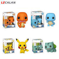 LZCA Pop Pokemon รูปตุ๊กตาของเล่นหุ่นของเล่นชาร์แมนเดอร์อนิเมะปิกาจูบัลบาซอร์สำหรับพัดลมสำหรับเด็กๆ