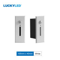 LUCKYLED Wall Lamp AC110V 220V Led Wall Lighting for Corridor Staircase Step Recessed PIR Sensor Staircase Lamp Indoor Lights