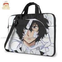 Bungou Stray Dogs Laptop Bag Case Protective Soft Computer Bag Bike Crossbody Laptop Pouch