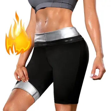 Sauna Sweat Pants For Women High Waisted Slimming Shorts Hot