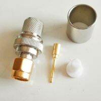 1X Pcs High-quality RF Coax Connector SMA Male Jack Crimp for LMR400 RG8 RG213 RG214 RG165 7D-FB Cable Plug SMA Gold Plated