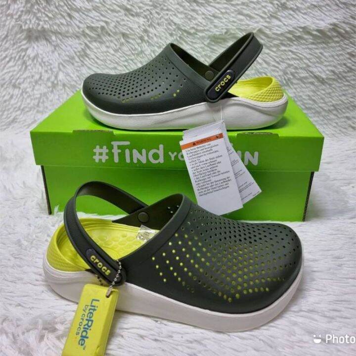 crocs-literide-clog-ราคาถูก-สีขายดีมาใหม่-m4-m7