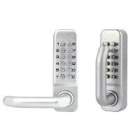 [hot]☈▩  Zinc Alloy Mechanical Double-sided Digital Door Code Lock Keypad Security with Left Handle for Hardware