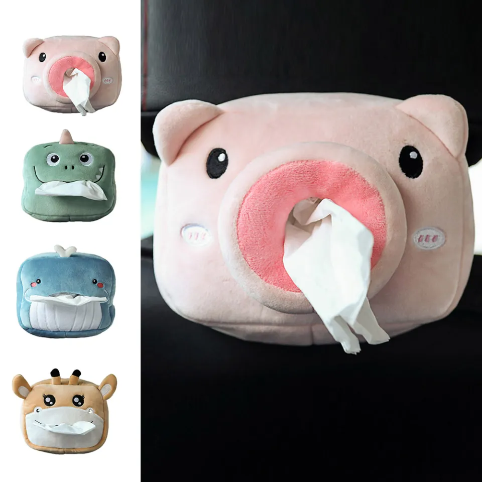 Tissue Box, Cute Tissue Paper Box, Car Tissue Box, Cute Napkin Tissue Paper  Holder For Home Office Car