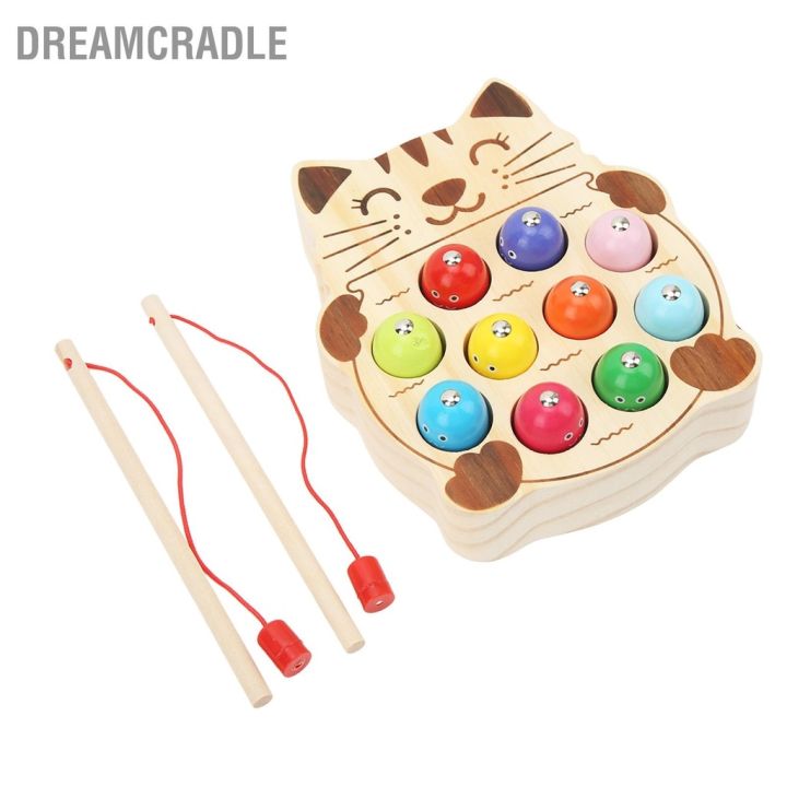 dreamcradle-เกมจับปลา-ฐานปลา-ละเอียดอ่อน-พื้นผิวเรียบ-สดใส-ของเล่นตกปลา-สําหรับเด็ก