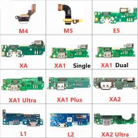 สายชาร์จ USB Dock Flex พร้อมไมโครโฟนสั่นสําหรับ Sony Xperia XA XA1 G3121 XA2 Ultra Plus M5 E5 M4 Aqua L2 L1