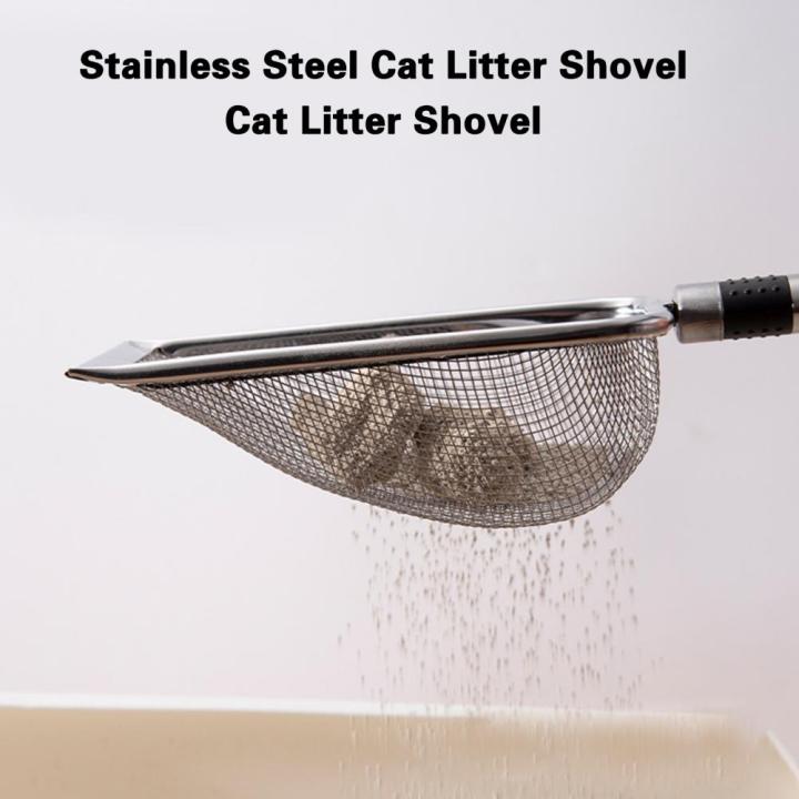 cat-litter-shovel-ที่มีประโยชน์สบาย-grip-quick-ทรายรั่วอุปกรณ์สำหรับสัตว์เลี้ยงปีนเขา-shovel-cat-litter-shovel