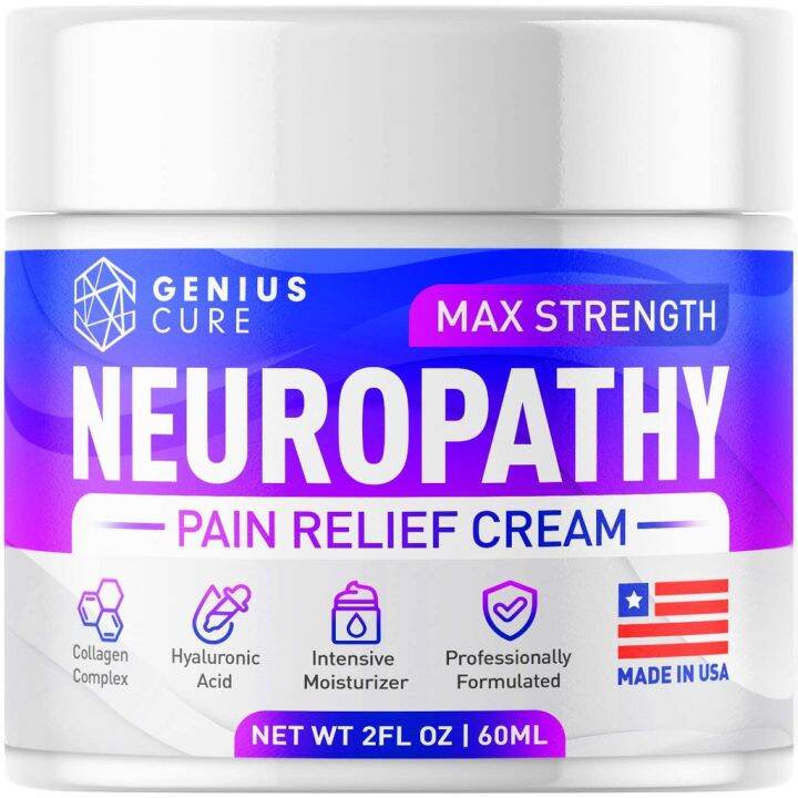 Neuropathy Nerve Pain Relief Cream Maximum Strength Relief Cream Foot ...